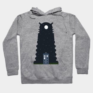 The Police Box On The Night Hoodie
